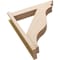 Ekena Millwork 5 1/2-in W x 26-in D x 30-in H Funston Trad Rough Cedar Woodgrain TimberThane Outlooker, Primed Tan OUTUR055X26X30FST04RCPR - alternate 3